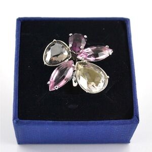 Swarovski Crystal Flower Heritage Brooch